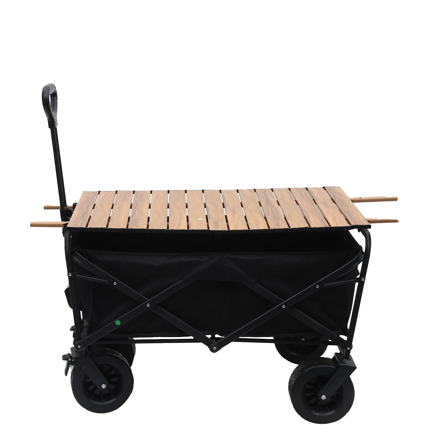 Portable Picnic And Camping Folding Trolley Mesh Structure  Shopping Storage Tools Camping Trolley
