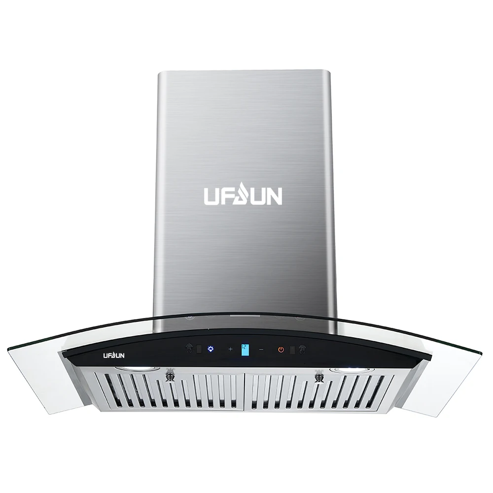 750mm High Quality Hot Sale Cooker Hood Wall Mounted Led Light Kitchen Used Range Hood