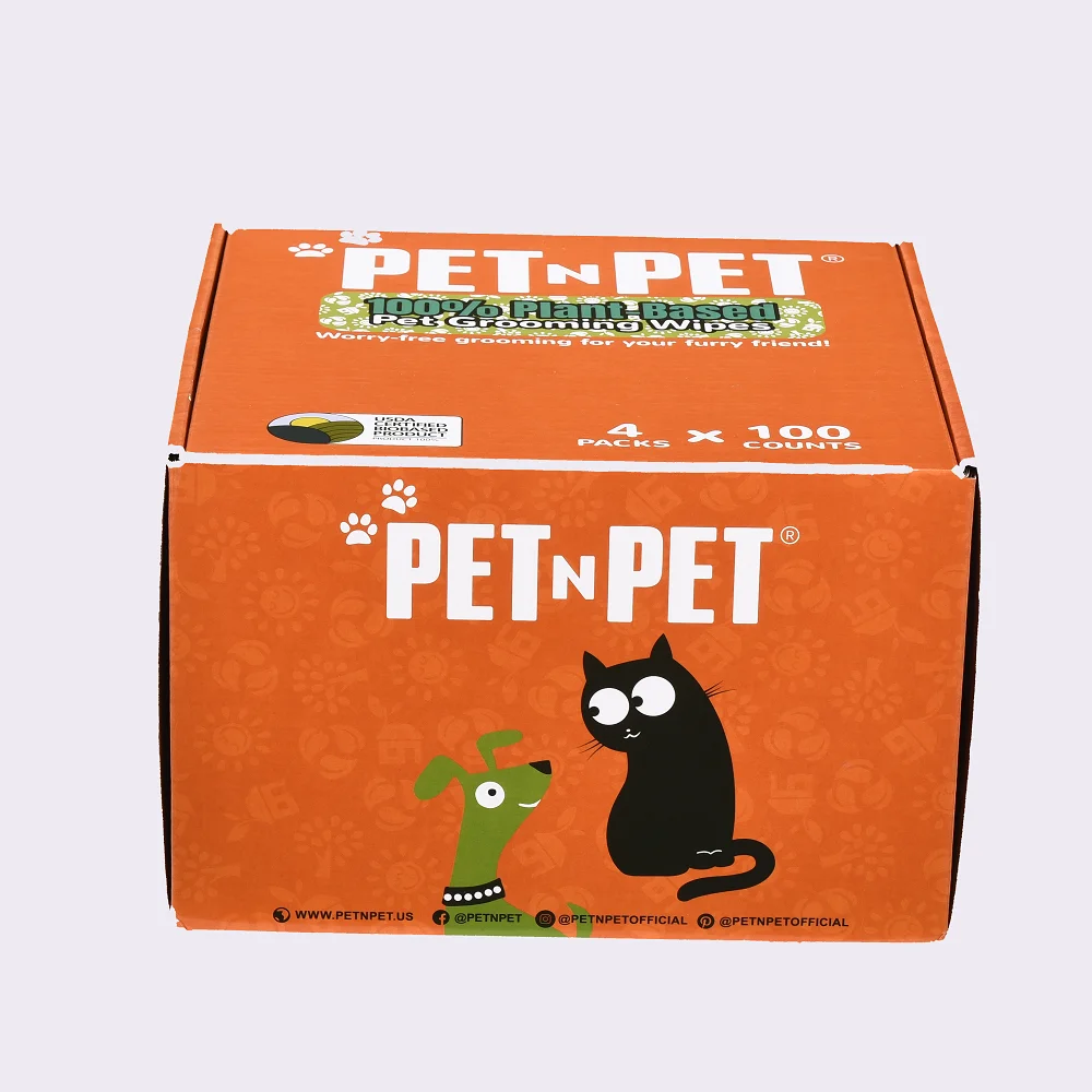 Wholesale Unscented Pet Supplies Disposable Pet Grooming Ultra Thick & Soft Alcohol Free Dogs And Cats Cleaning Pet Wet Wipes