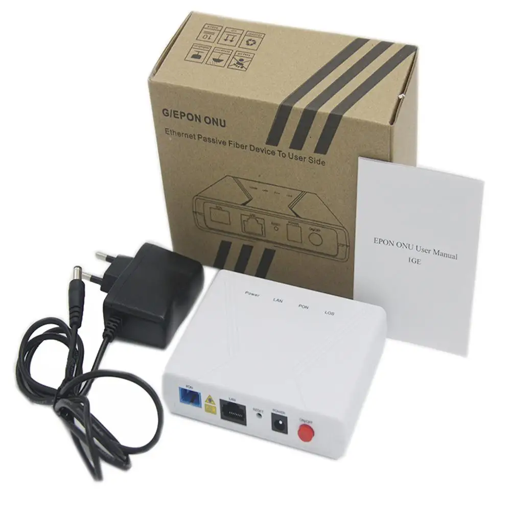 
Hot sale Ftth single port xpon onu 1ge gpon epon gepon router ont 
