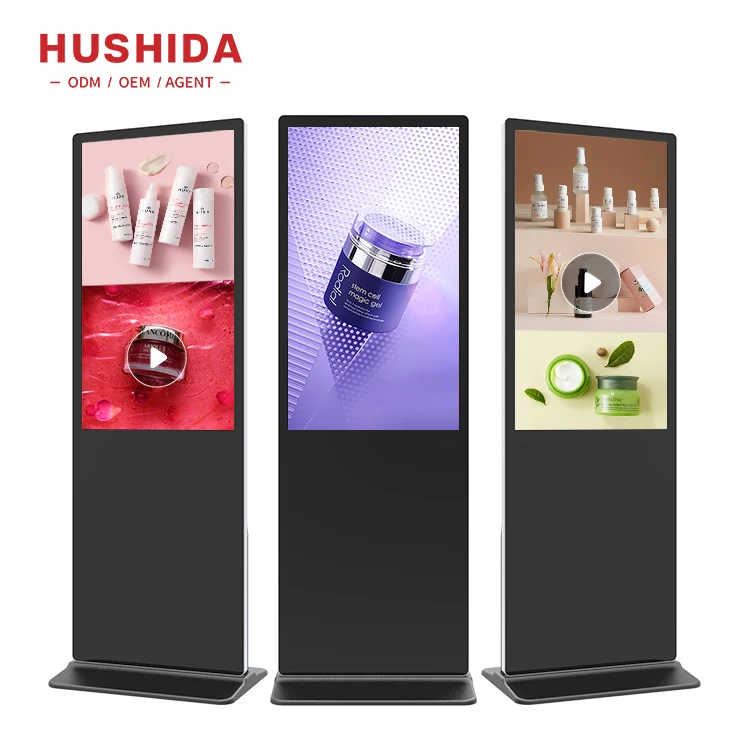 Touch Screen Kiosk 1080P Android Elevator Digital Menu Boards Advertising Player Street Advertising Screen