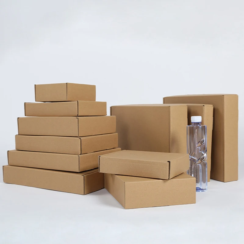 Cheapest Lower MOQ Stock Cardboard Packaging Mailing Moving Shipping Boxes Corrugated Box Cartons