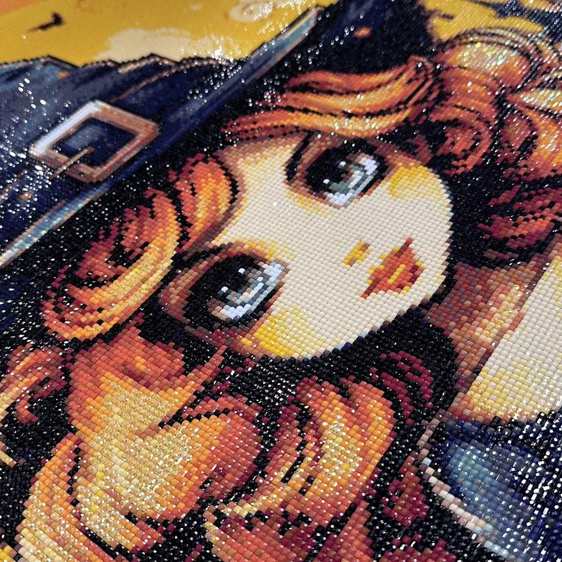 E-300  Sparkling Christmas Tree painting and wall arts house decor nude paintings diamond painting Halloween Witch