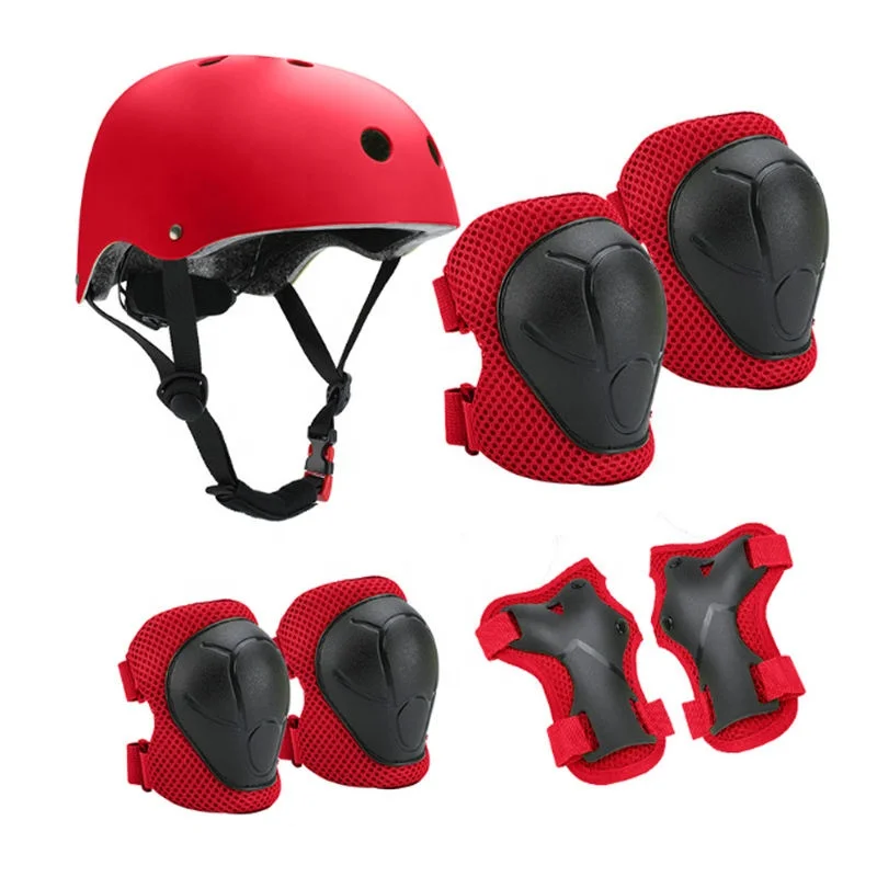 Boy Girl Kid Child Bike Protective Kit Set Skate Helmet Protection Gear Pad Kids Helmet And Pad Set