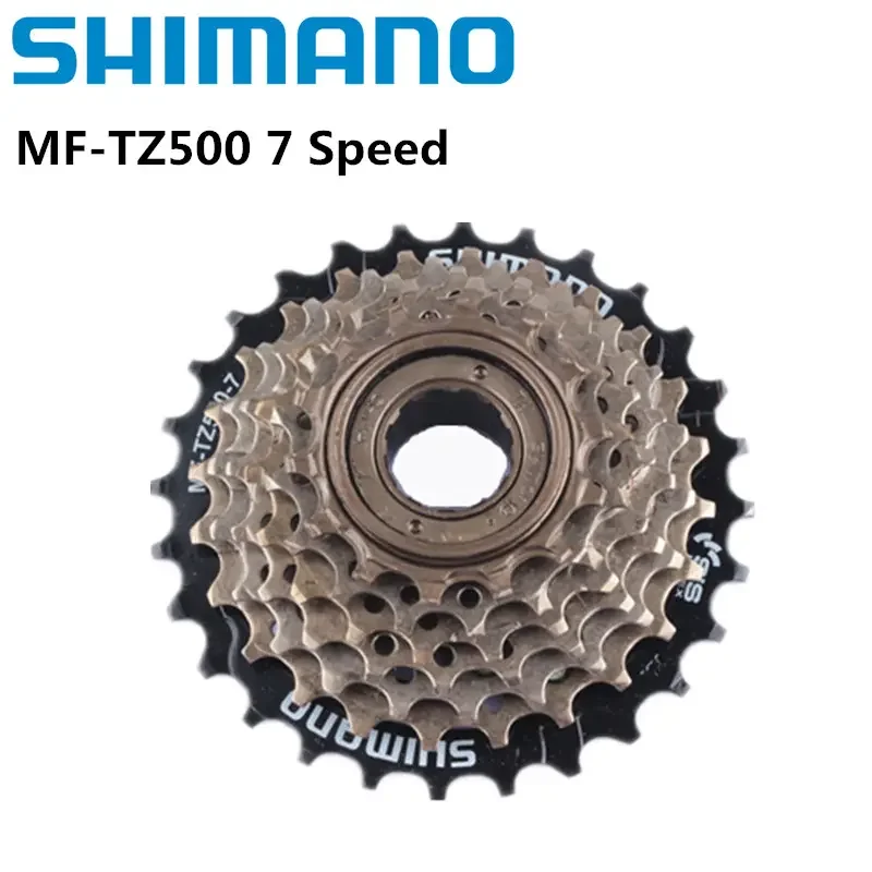 Shimano Bicycles Freewheel MF-TZ500 / TZ21 7 Speed Cassette Freewheel 14-28T for MTB Road Cycling Bike Update from TZ21