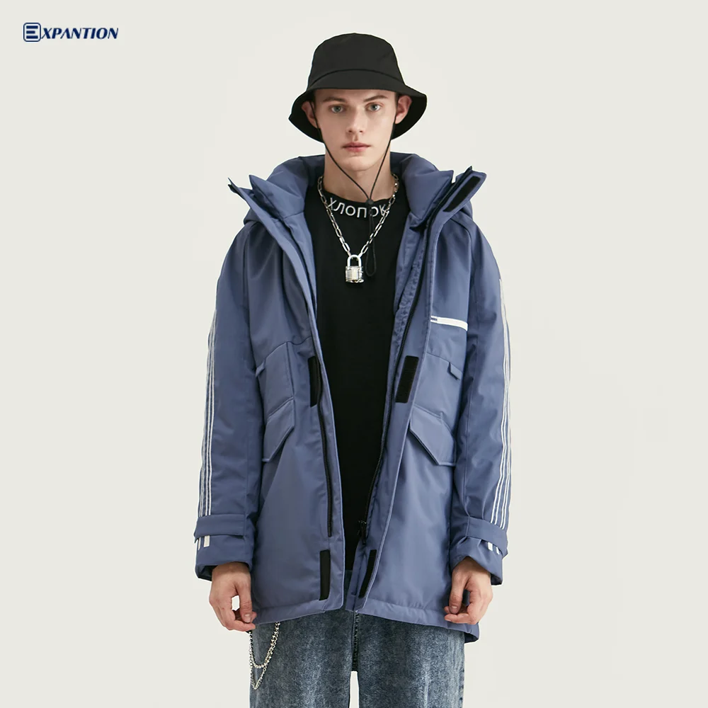 
EXP Fashion Brand New Arrivals Mens Fashion Warm Winter Streetwear Outwear 