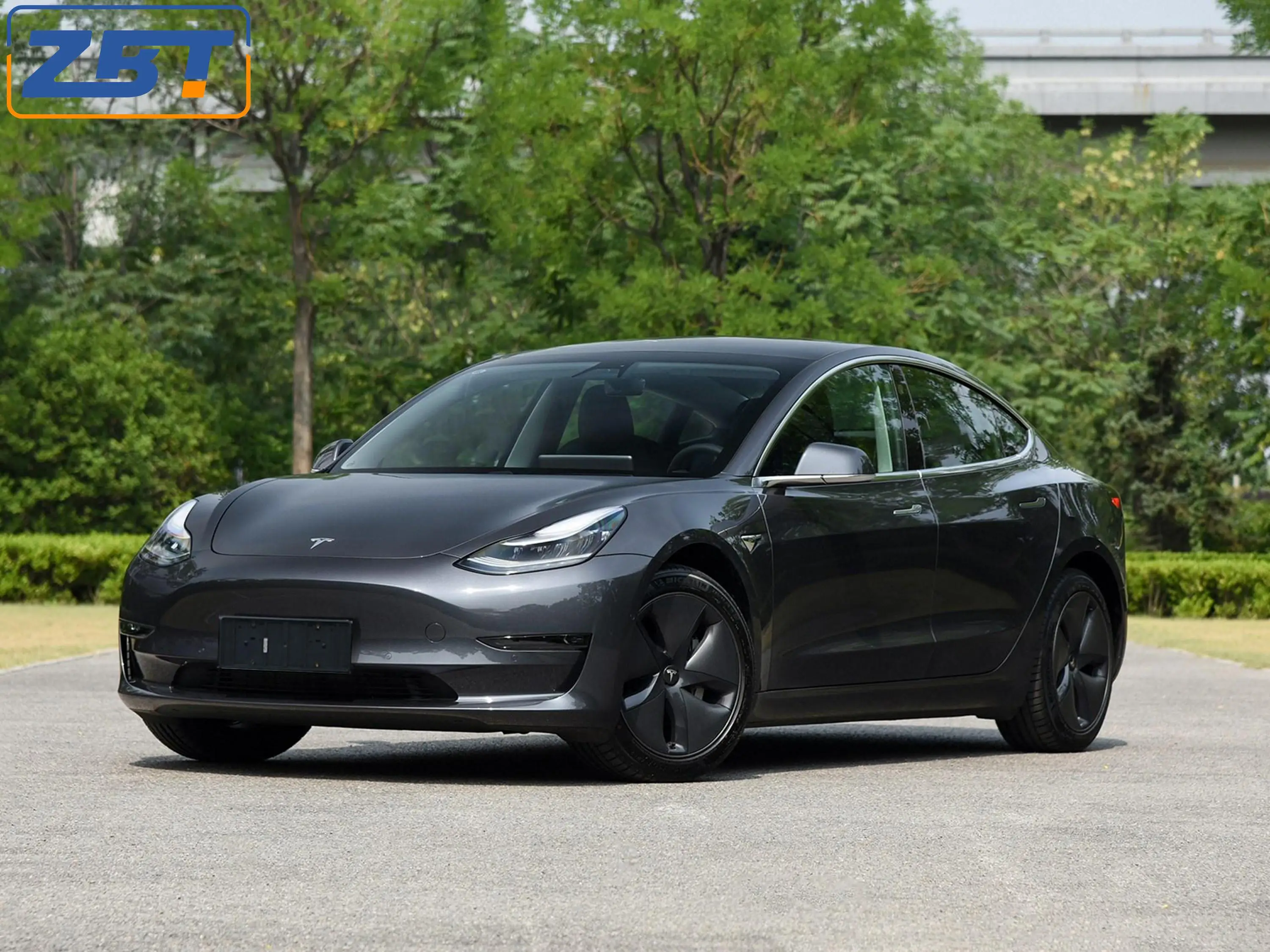  Дешевая цена бывшая в употреблении китайская модель tesla 3 комплекта автомобилей 4 колеса LHD рулевое колесо Электрический автомобиль Лидер