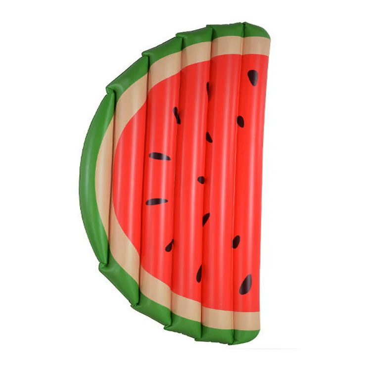 Sea Party Inflatable Water Floating Mats Large Pool Float Beach Lounger Watermelon Slice Toys Floats
