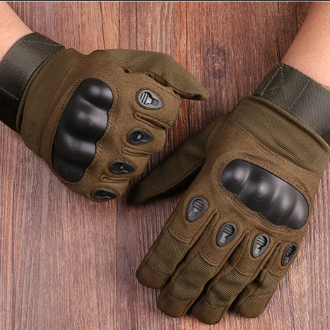 Доступные на заказ военные тактические армейские зеленые перчатки