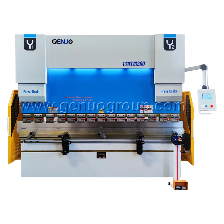 
4 axis press brake and hydraulic synchronize CNC plate bending machine 