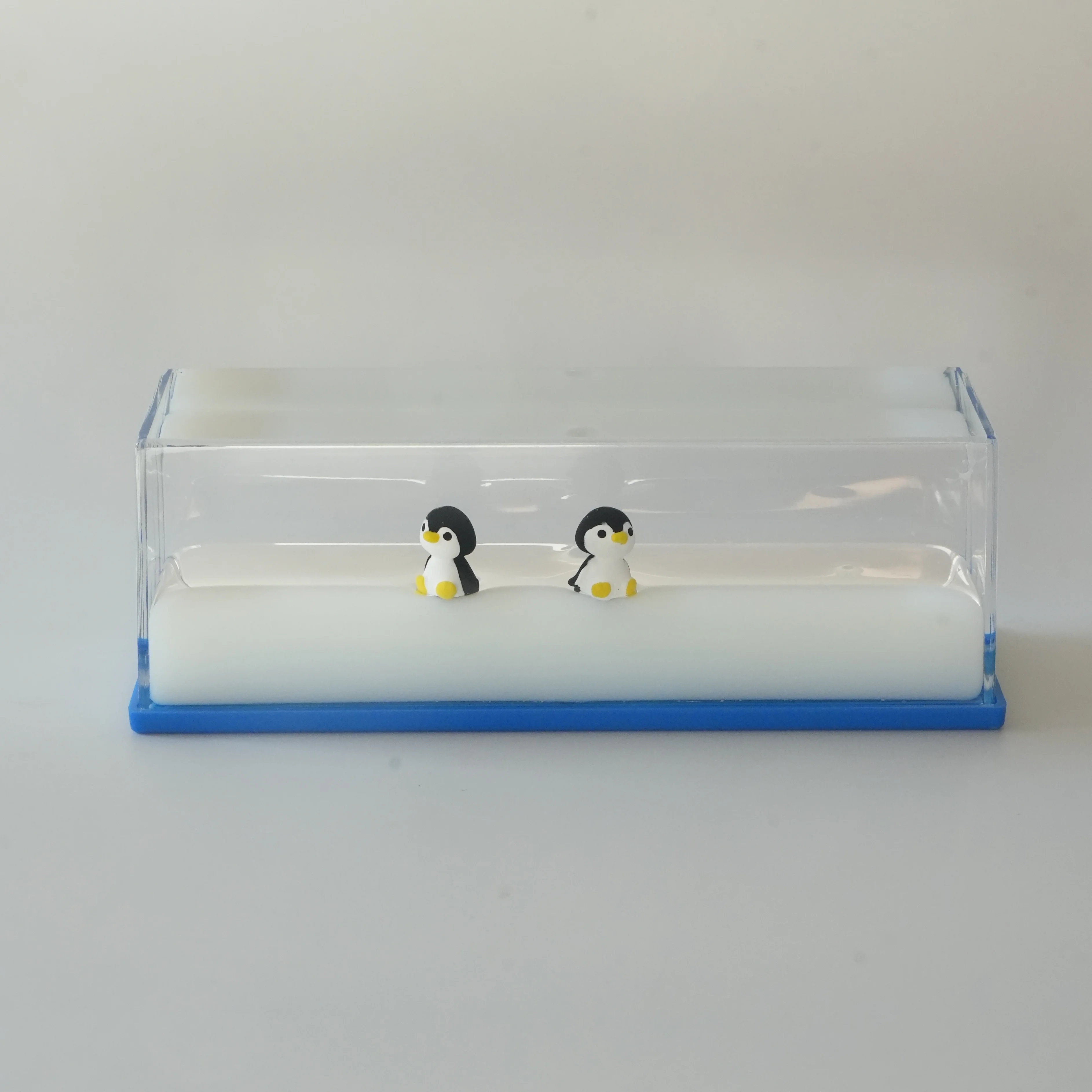 Unsinkable Military Ship Boat in a Box Liquid Wave Cruise Ship Decoration for Car Display Cases and Gifts