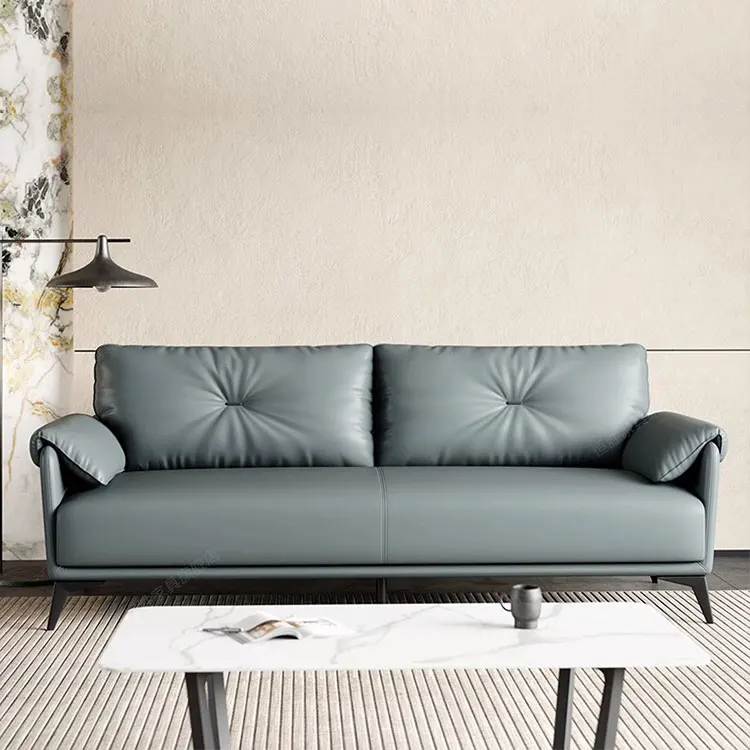 Liyu furniture home luxury modular corner sectional sofa modern leather l shape living room sofa set furniture couch sofas