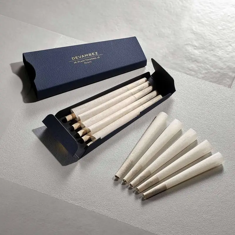 
Flavored War Custom Rose Flower Pre Rolled Cones Smoking Weed 120 Mm Raw Pre Roll Cones Raw Paper Boxes Packaging 