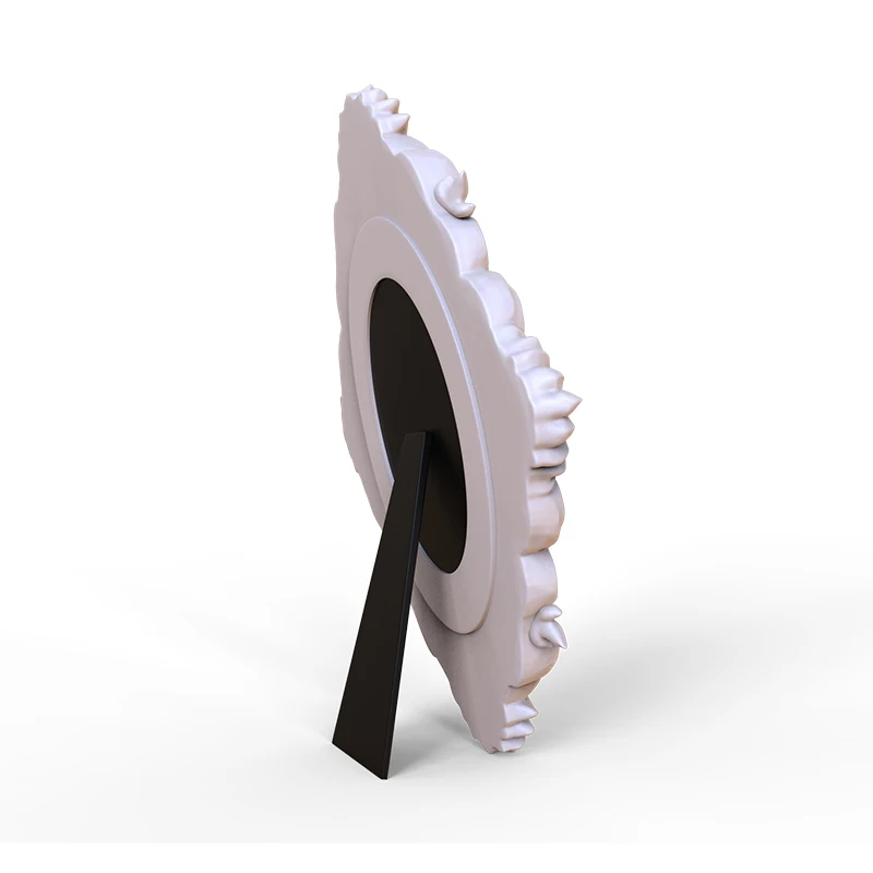 Custom new handwork resin craft desktop mini white ornate photo frame nordic home decoration vintage wall a4 3d picture frame