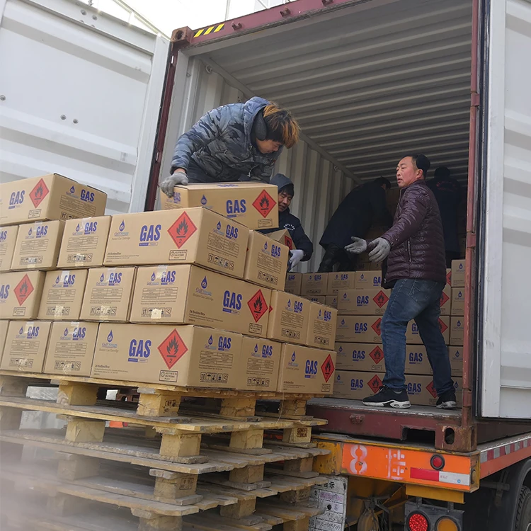 China korea MSDS camping gas stove refill 190g 220g 250g butane gas cartridge