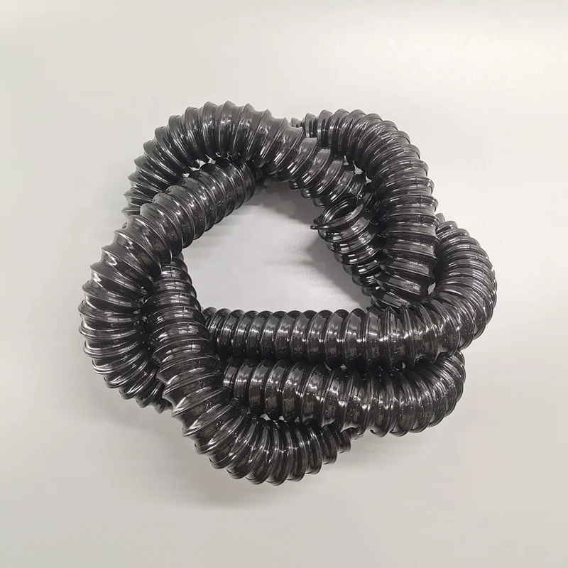 Гибкие полиуретановые трубы для труб из проволоки, плавное всасывание пыли воздуха, силиконовый шланг высокого давления