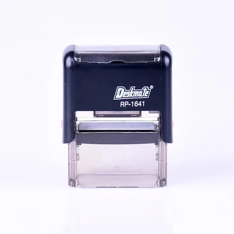Хорошее качество для deskmate RP-3069 самонекстиковые штампы прямоугольные черные офисные