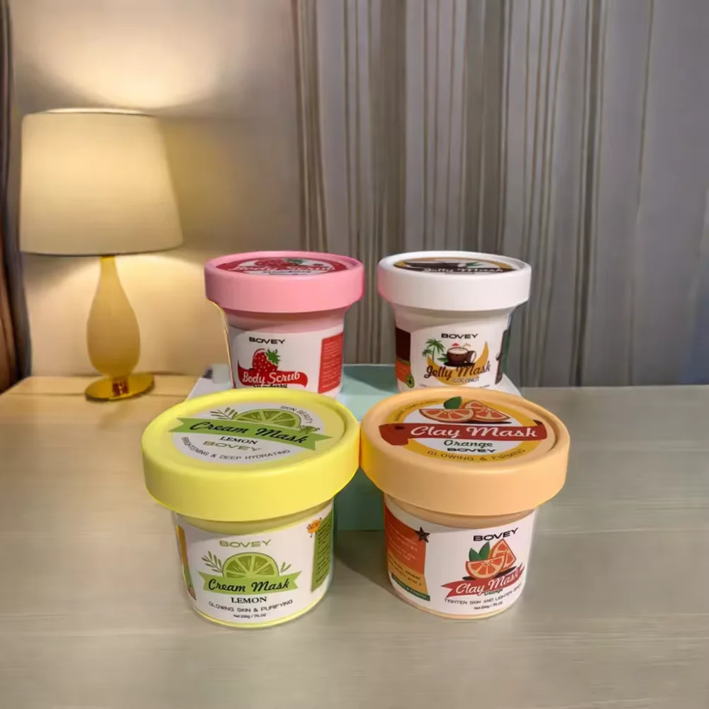 Маска для лица с оранжевой глиной