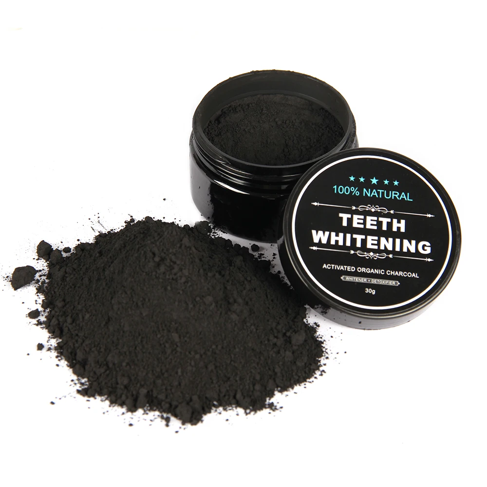 
Natural Coconut Organic Dental Cleaning Activated Charcoal Teeth Whitening Powder 