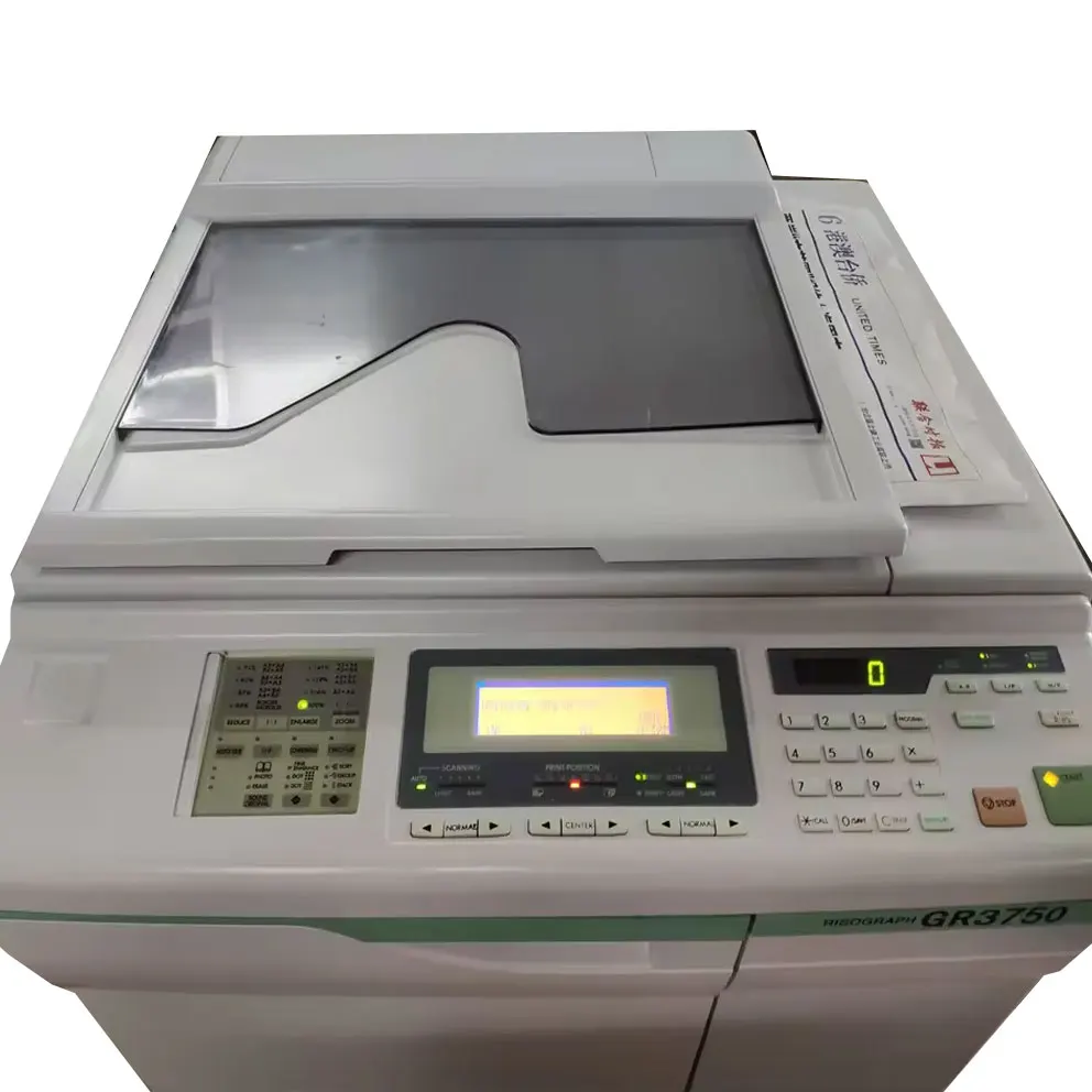 Refurbished used for Risographs digital duplicator printer GR3750 FR3950 FR2950 A3 for Risos printing machine
