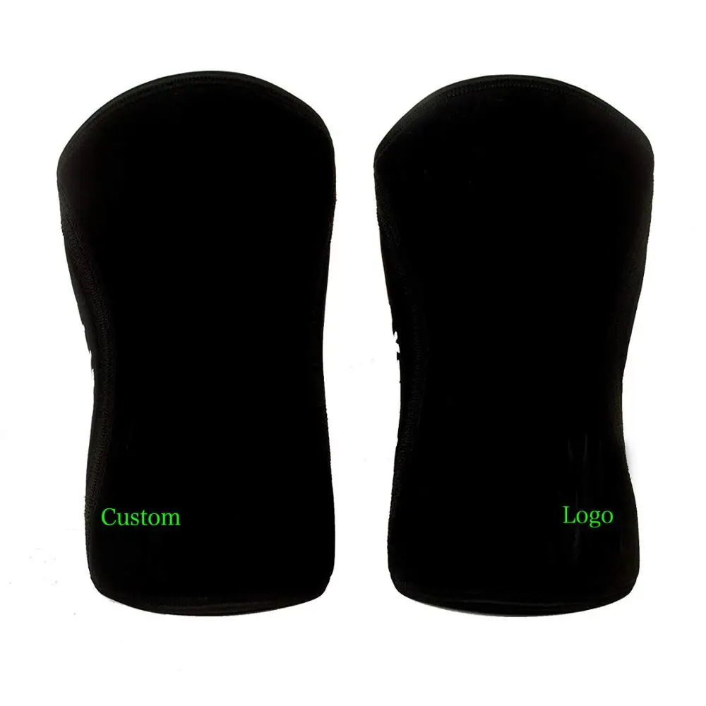 
AJ 19458 Custom Black Red 7mm Neoprene Compression Support Knee Sleeve For Fitness and Powerlifting 