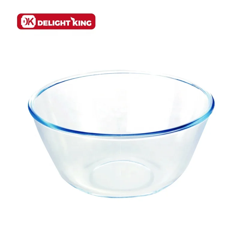 Oven microwave safe large glass mixing bowl salad bowl Mixing food bakeware cake making mixing tools