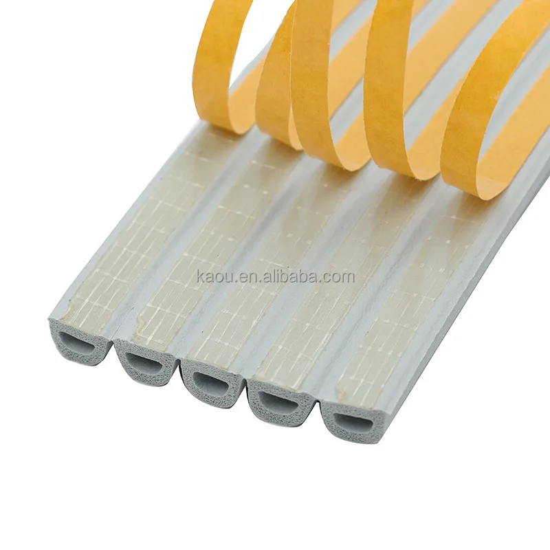 Epdm Self Adhesive Strip Seals Foam D Type Sound Proof Sealing Strips for Door and Windows door dust stopper