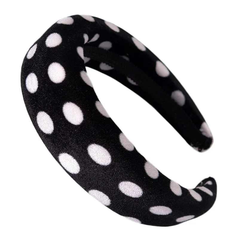 New Milk Silk Face Wash Hair Band Thickened Velvet Sponge Headband For Girl
