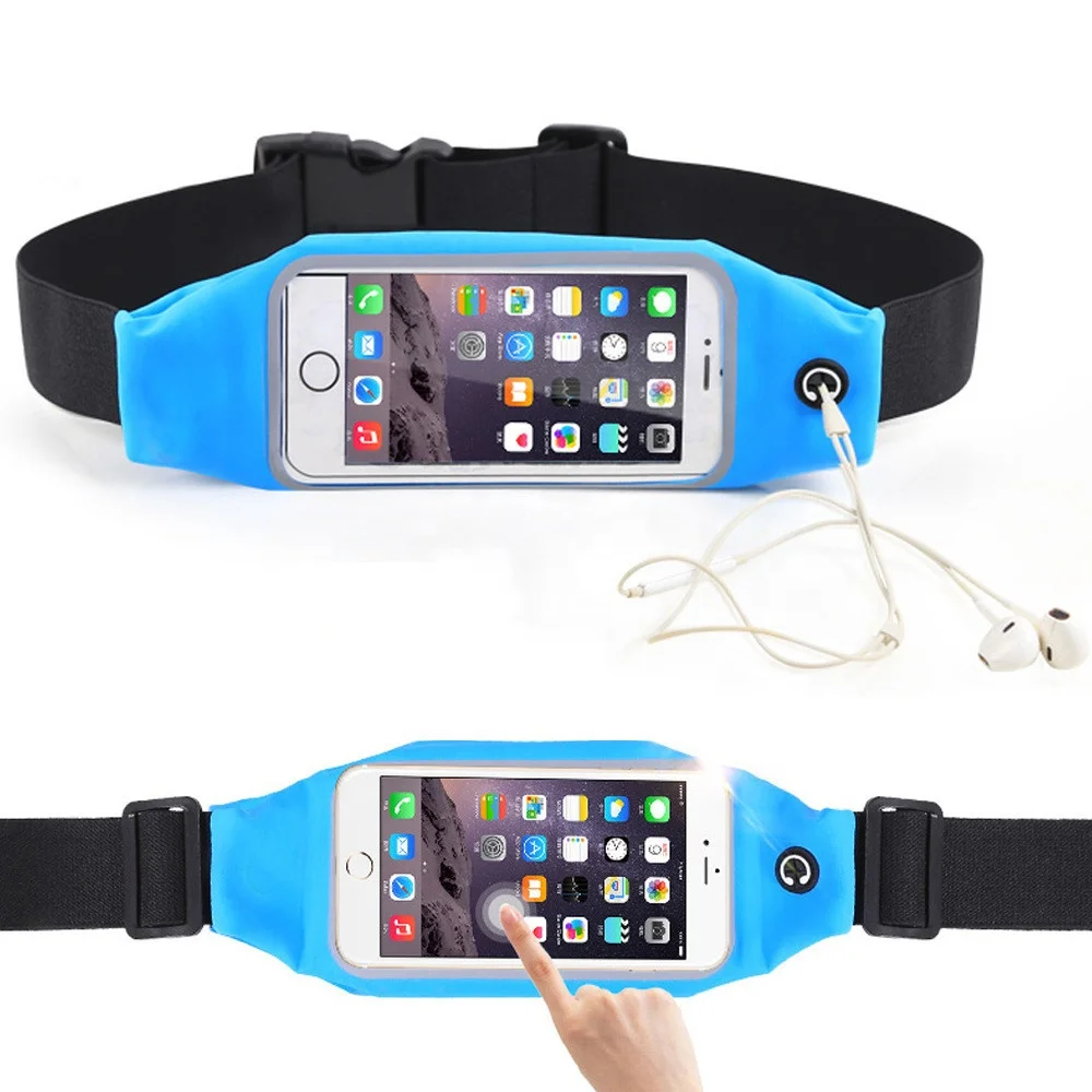 
Factory Price Hot-sale Outdoor sports running belt bag touch screen anti-theft waterproof invisible sport fitness waist bag 