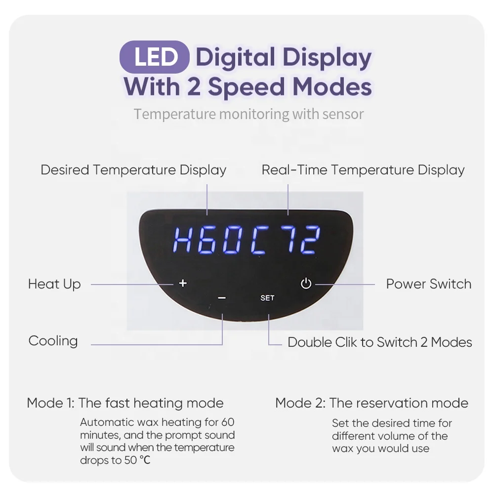 wholesale  Paraffin wax heater bath hot Waxing heater machine Beauty Salon Hand Therapy Wax Machine Heater