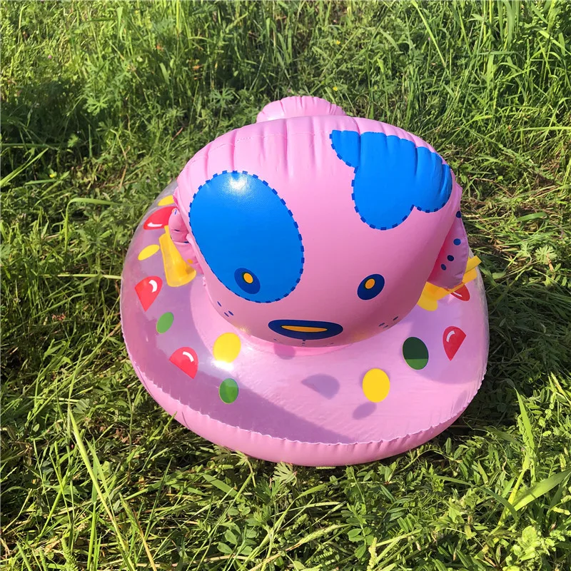 In stock water ring different funny animal inflatable swim seat swim ring for kids