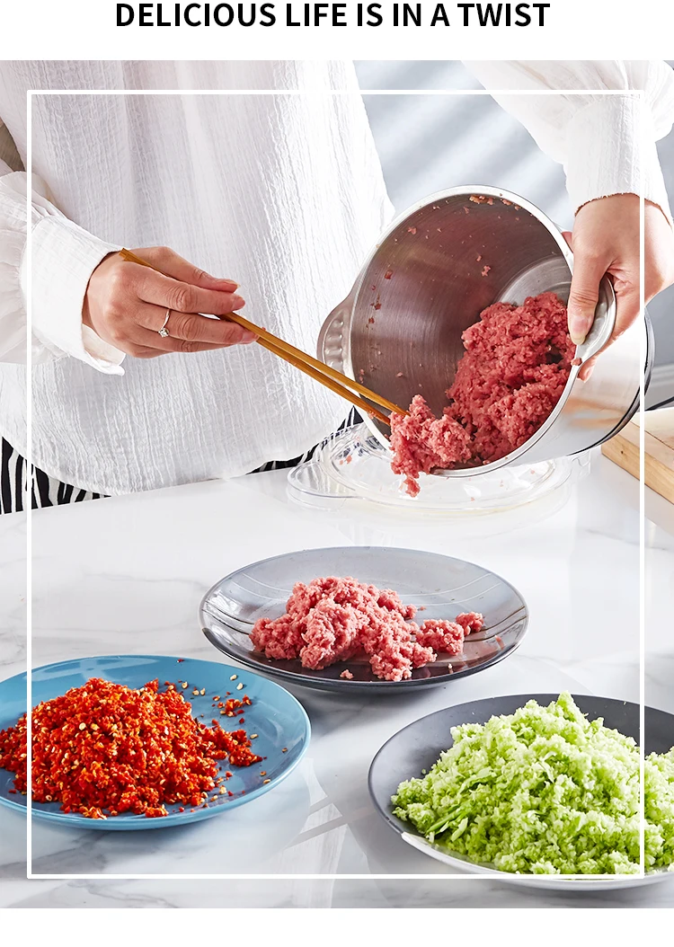 Хит продаж мощный кухонный комбайн 2 л 3 мясорубка Мясорубка из нержавеющей стали