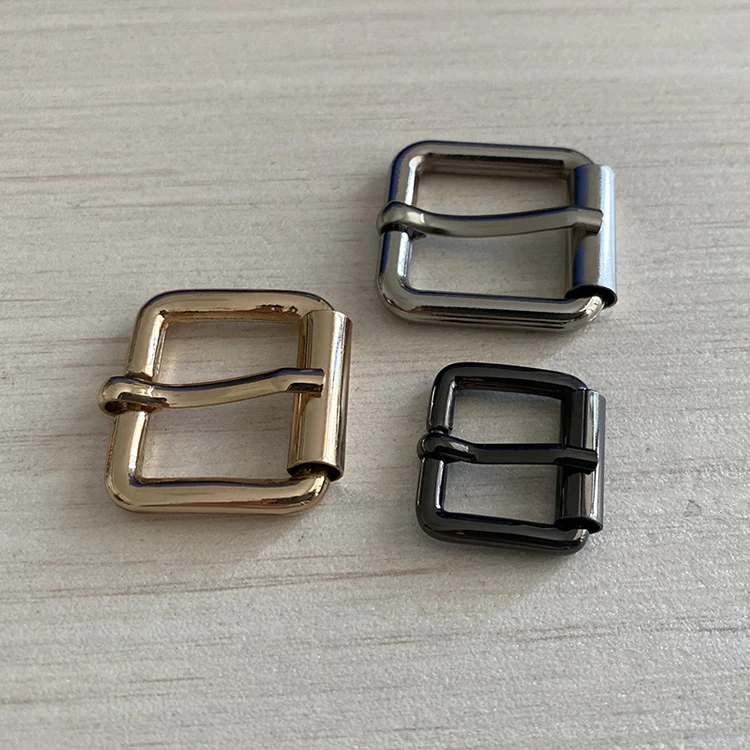 Factory direct wholesale custom metal zinc alloy single roll belt buckle pin buckle accessories