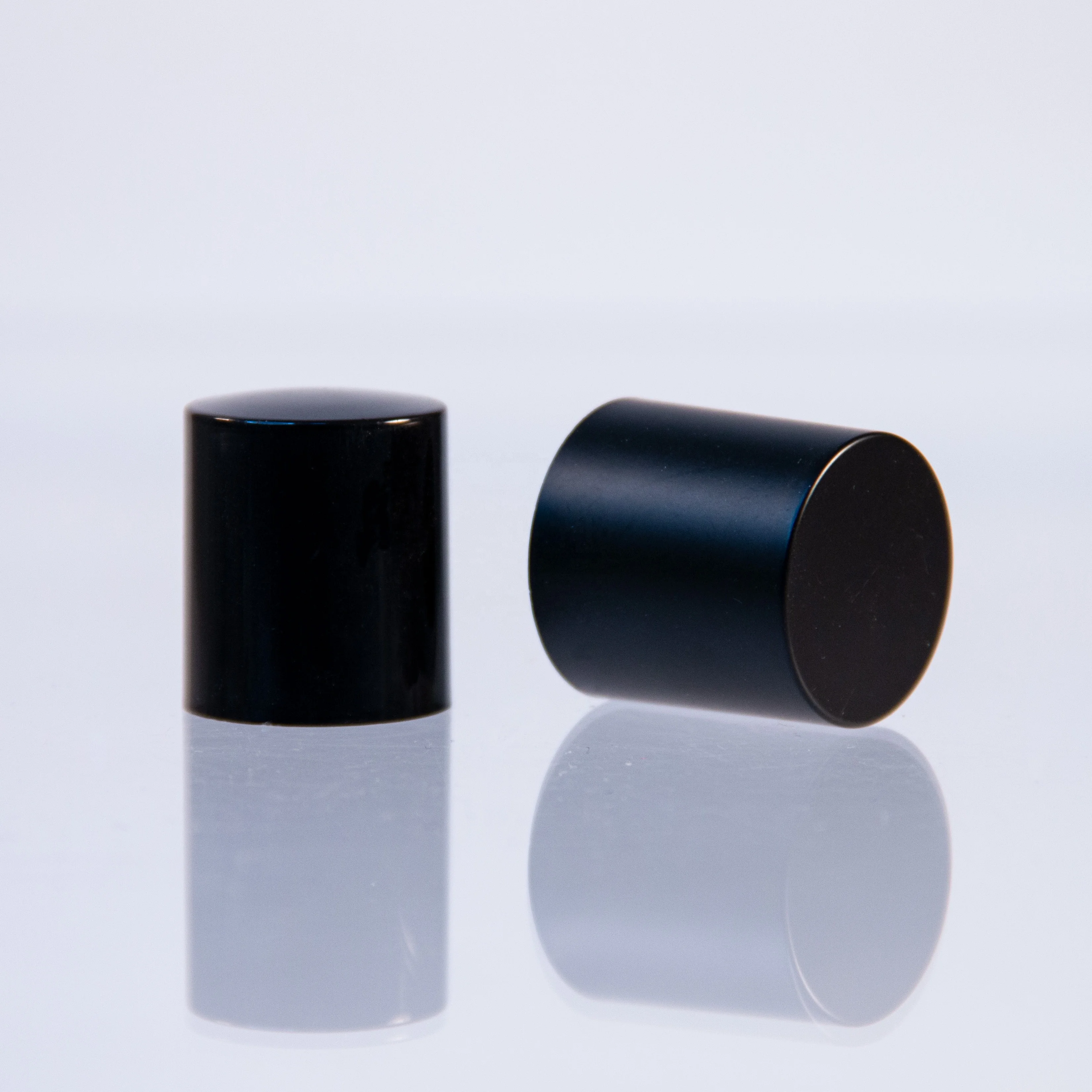 Wholesale FEA 15mm Plastic Perfume Caps Luxury Perfume Bottle Lid Round Black ABS PP Caps for Perfume Bottles