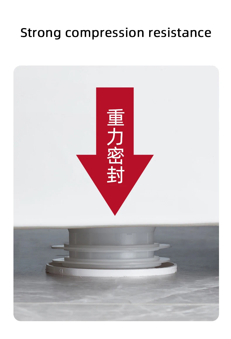 Sanitary Ware Accessories Fittings ABS Floor WC Sealing Ring Toilet Drain Pipe Flange