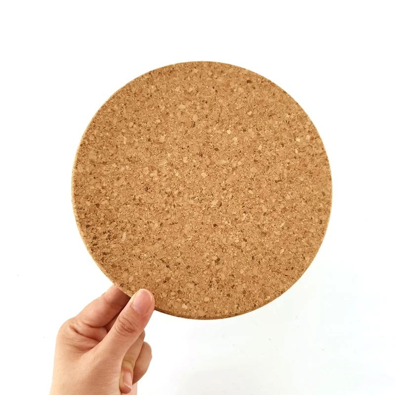 3pcs Round Cork Hot Pot Stand Pot Pad Table Mat 3PCS/SET