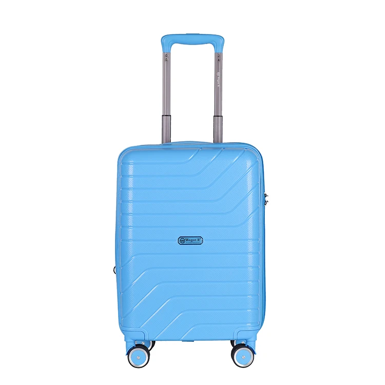 OEM ODM Factory Wholesale PP Luggage Travel Lightweight Trolley Luggage Hard Shell Carry on Luggage Suitcase