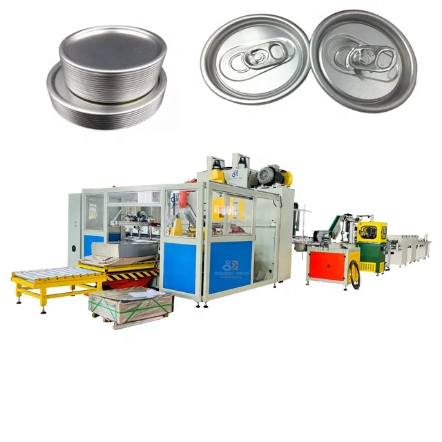Automatic aluminum eoe lid making machine for beverage cans