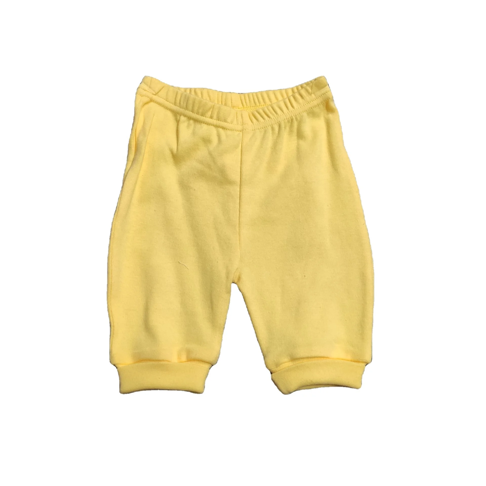 
100% cotton Accept custom logo baby pants 