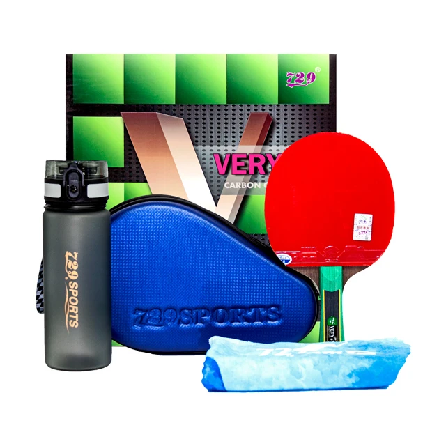 Carbon Fiber Bottom Friendship 729 table tennis racket price direct deal table tennis racket suit beginner training racket