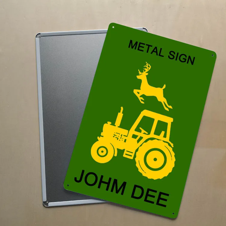 Farmhouse Wall decor Metal Sign  Farm Implements Vintage Metal Poster ONLY USED HERE Farm Equipment Plaque Truck Retro Tin Plate