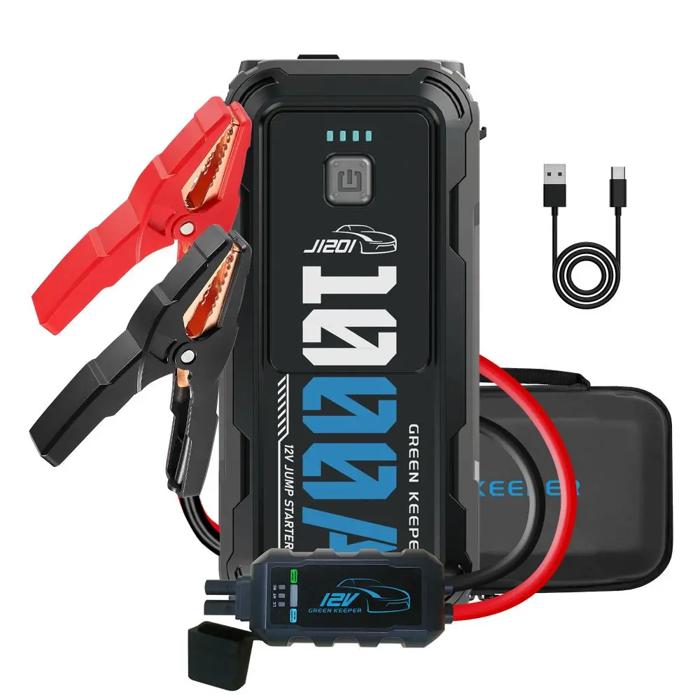 UltraSafe High Discharge  1000A portable car jump starter 3000A 12V Jump Starter with LED Light