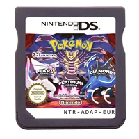  Игровой картридж 3DS консоль карта pokmon Pokeon черный белый сердце золото серебро бриллиант жемчуг для