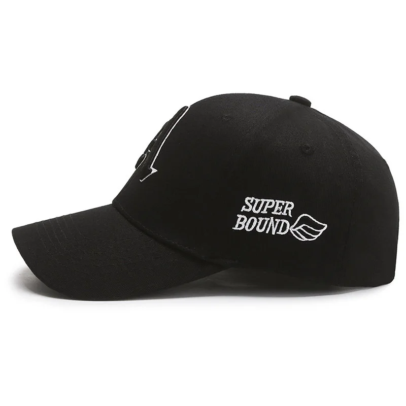 New Design Baseball Cap  Two Tone 3D Embroidery Letter A Logo Curved Cotton Hat Fashion Unisex Sun Hat Trucker Hats