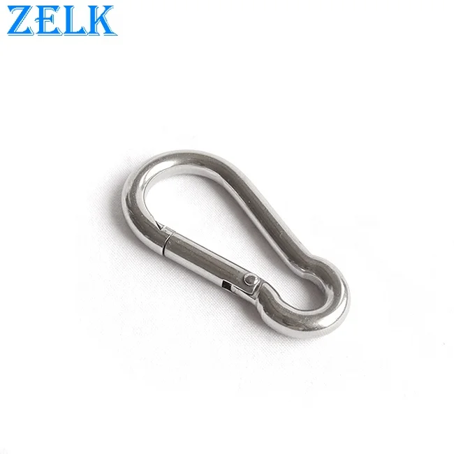 Rigging Hardware of High Polished Stainless Steel Carabiner Hook DIN5299C Hook