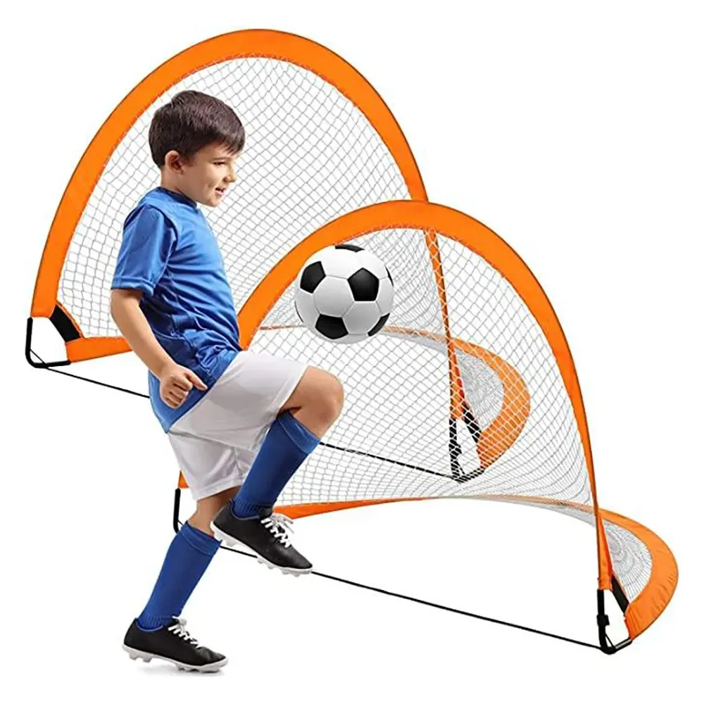 Portable Mini Foldable Pop up Soccer Goals Outdoor Kids Football Pitch Training Net