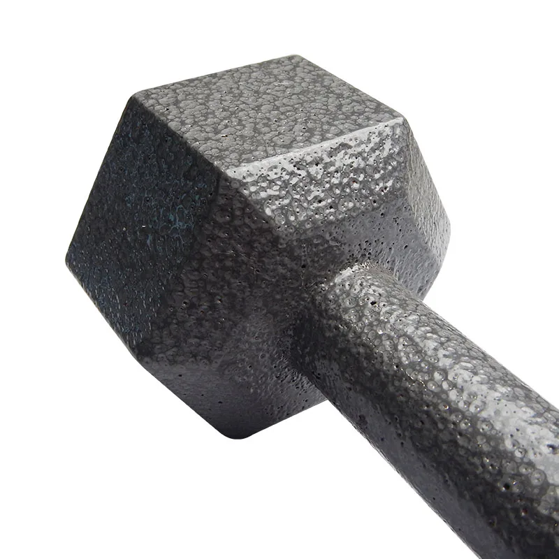 10LBS  High Quality Painting Cast Iron Dumbbell With Chrome Handle