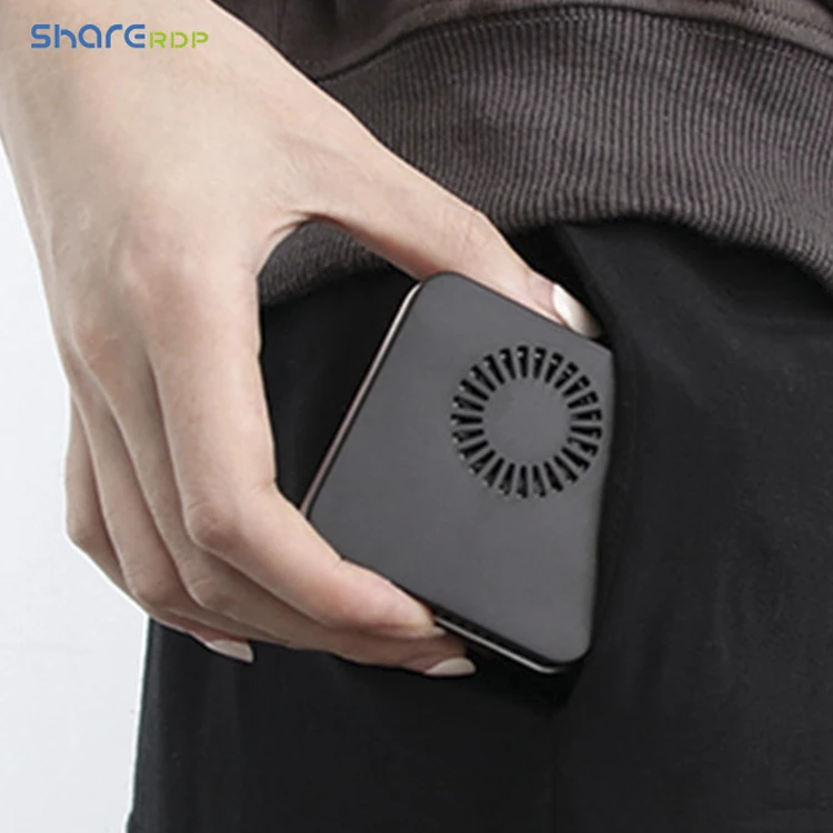 Hot Sale Sharerdp Mini PC J4125 8GB Pocket Mini PC Win-dow10 Linux Barebone Pocket Mini PC for Gaming