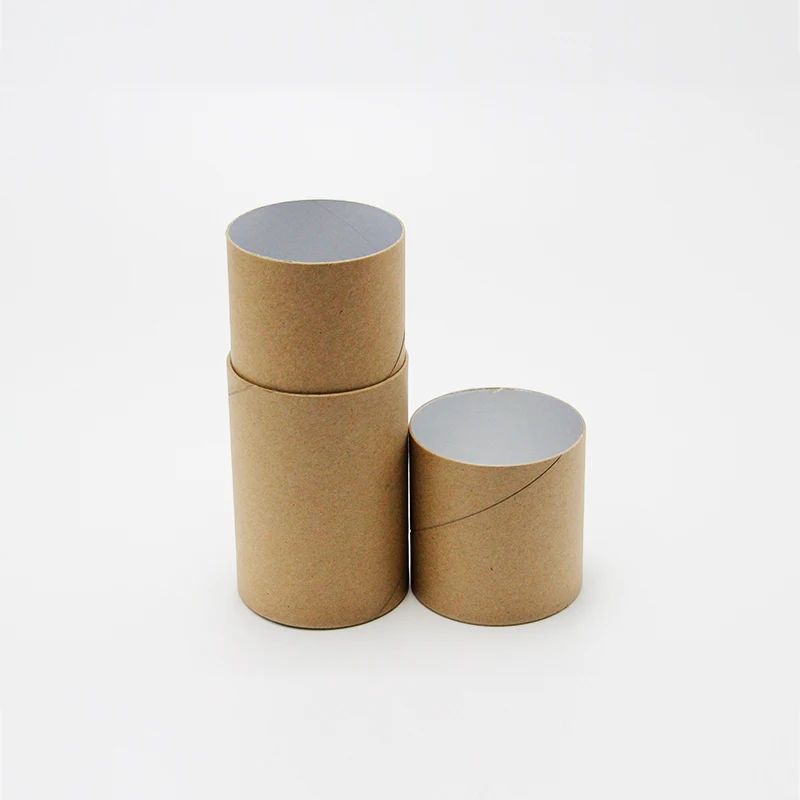 
China Supplier Cylinder Customized Printing Recyclable Kraft Paper Tube Packaging 