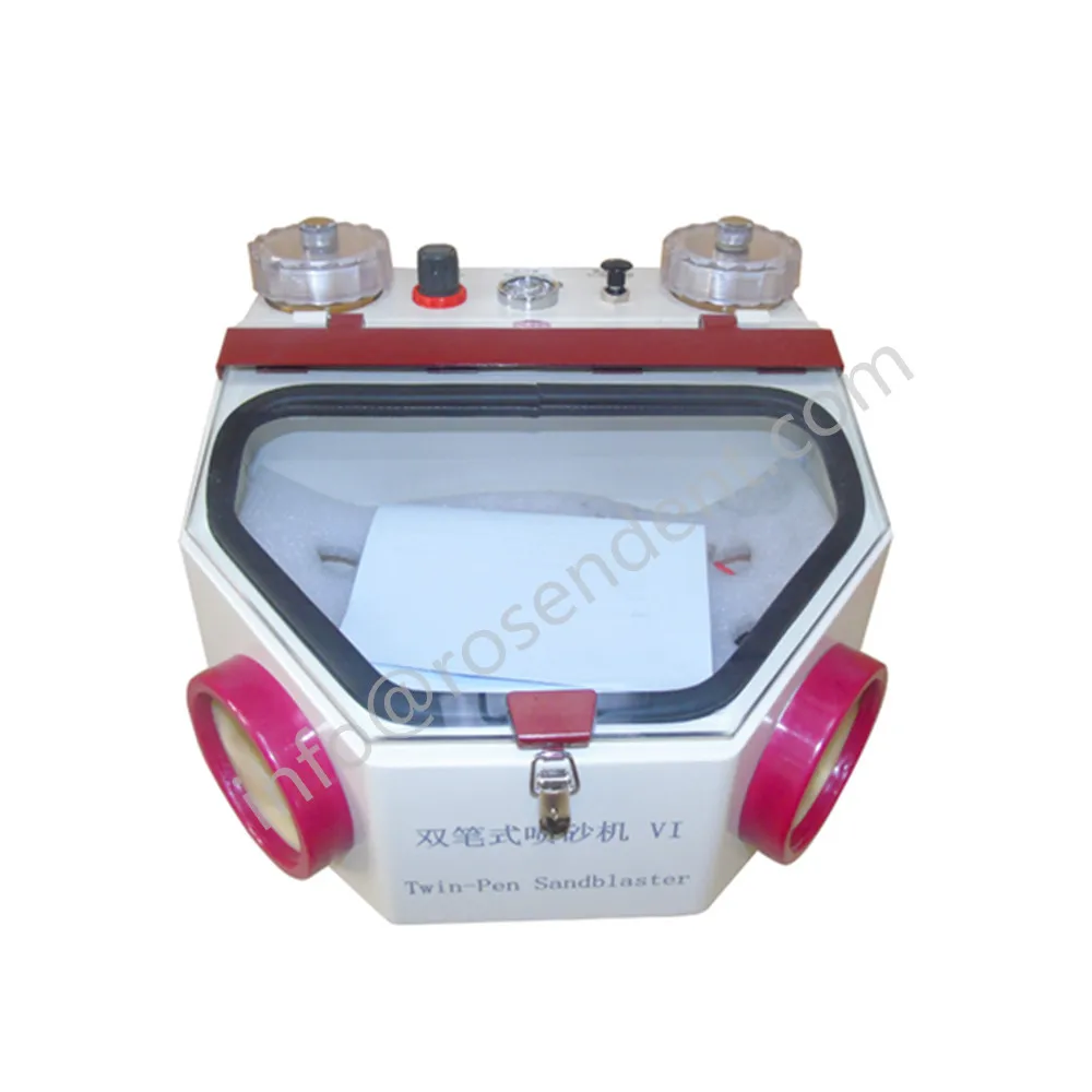 Portable Duel-pen Dental Laboratory Sandblaster